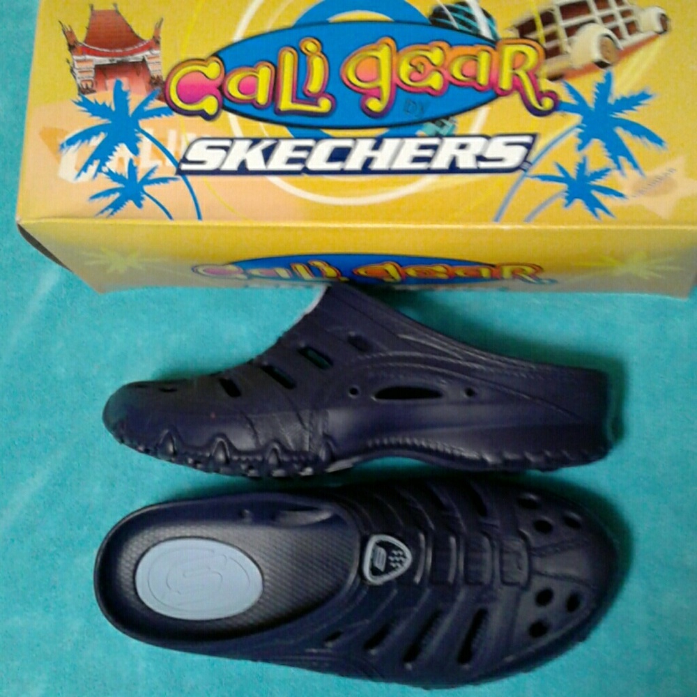 SKECHERS CALI  GEAR  Fly Abouts Navy Blue Plastic
